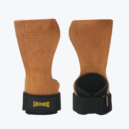 Cowhide Palm Protector Fitness Hand Protector Equipment Non-slip Wear-resistant Wrist Protector