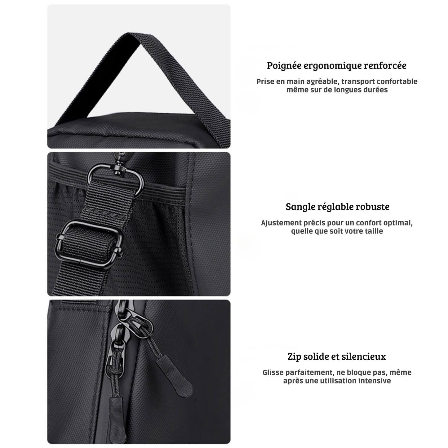 Sacoche magnétique de sport avec porte-gourde - Fixation puissante pour salle de sport et musculation